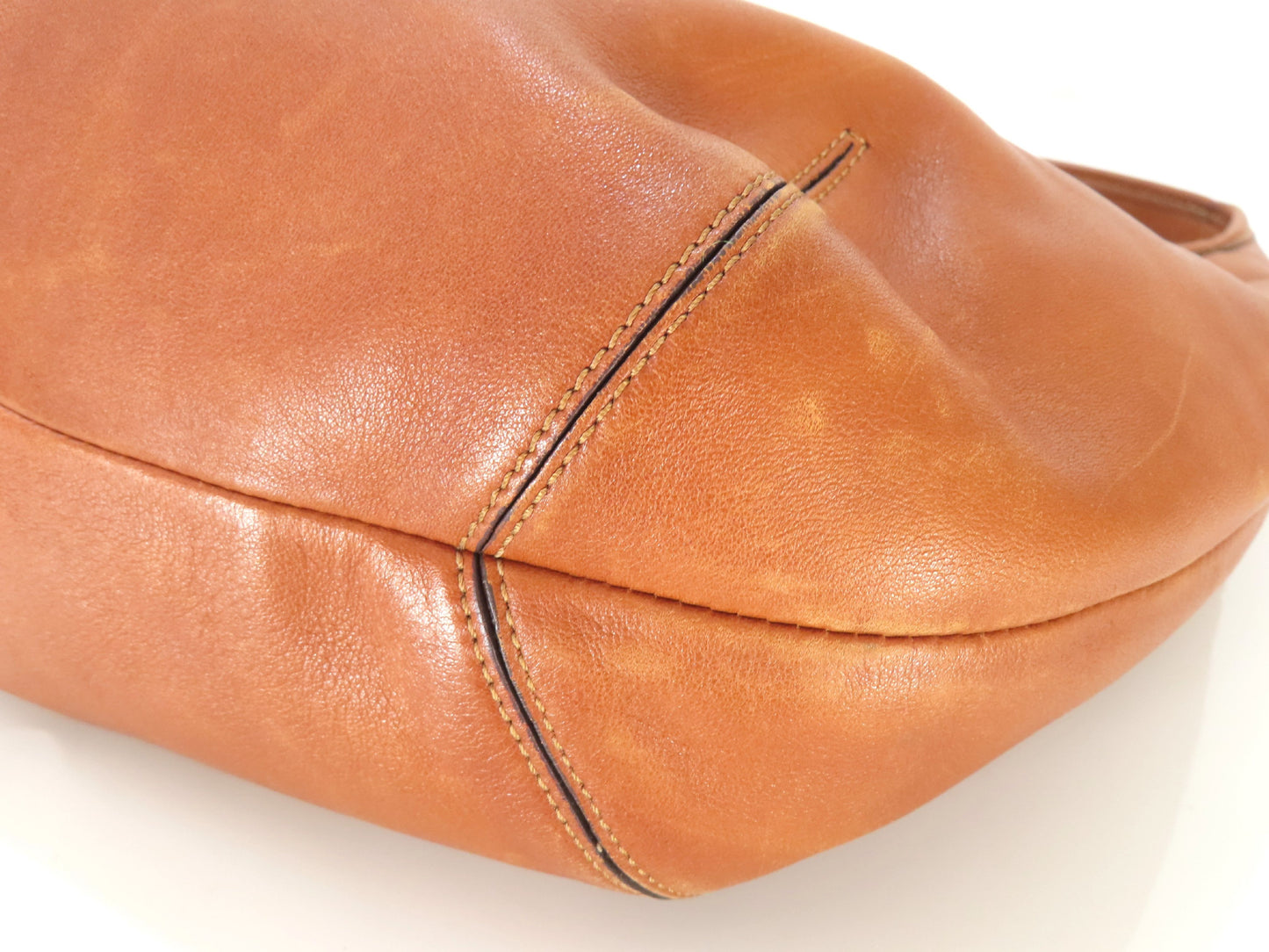 COACH Leather One-Shoulder Bag 9227 Brown Shoulder Bag