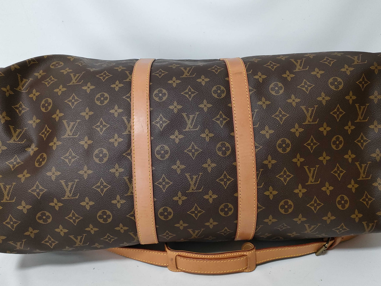 LOUIS VUITTON M41414 Monogram LV Monogram Keepall Bandouliere 55 M41414 SP1910 Boston Bag