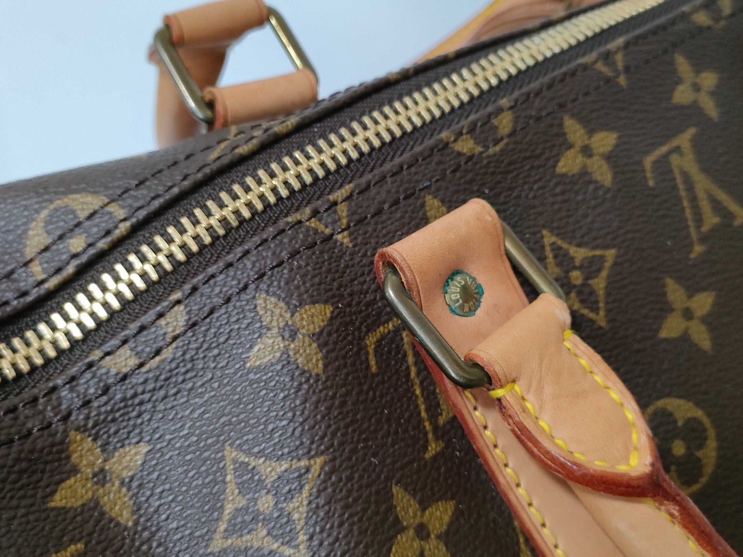 LOUIS VUITTON M41414 Monogram LV Monogram Keepall Bandouliere 55 M41414 SP1910 Boston Bag