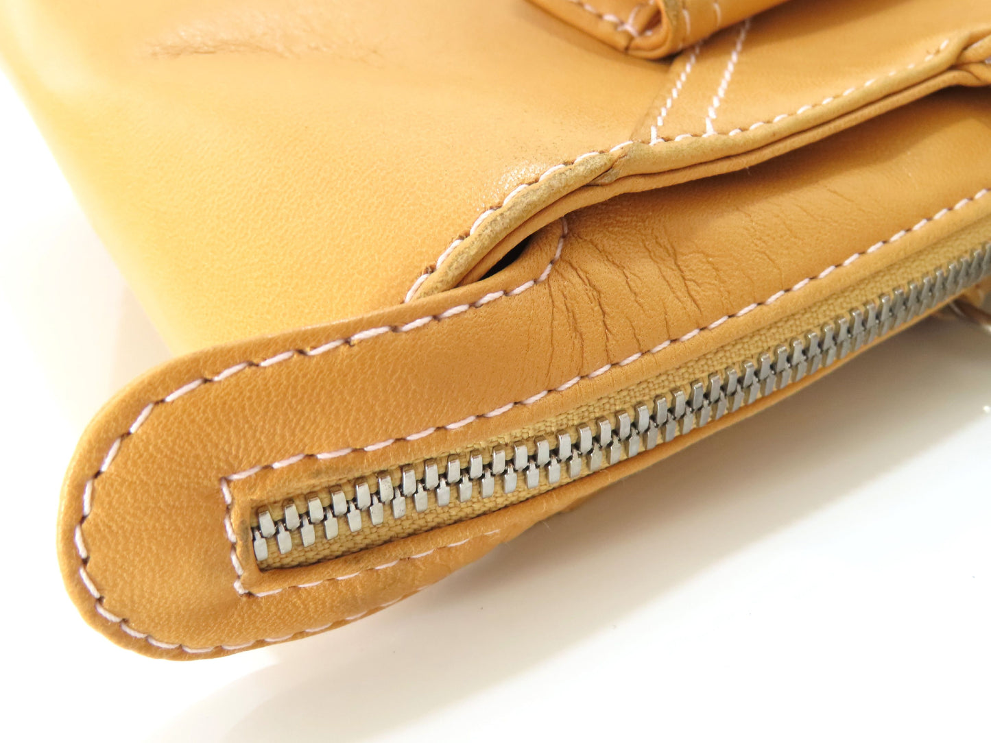 LOEWE Anagram Leather Handbag Brown