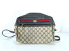 GUCCI Sherry Line GG Supreme Shoulder Bag 56.02.088 Navy Shoulder Bag