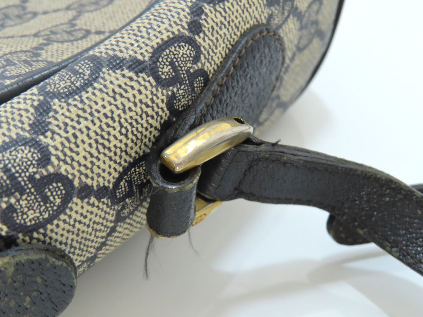 GUCCI Sherry Line GG Supreme Shoulder Bag 56.02.088 Navy Shoulder Bag