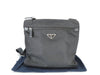PRADA Tessuto Shoulder Bag BT175Z Black with Triangle Logo Plate