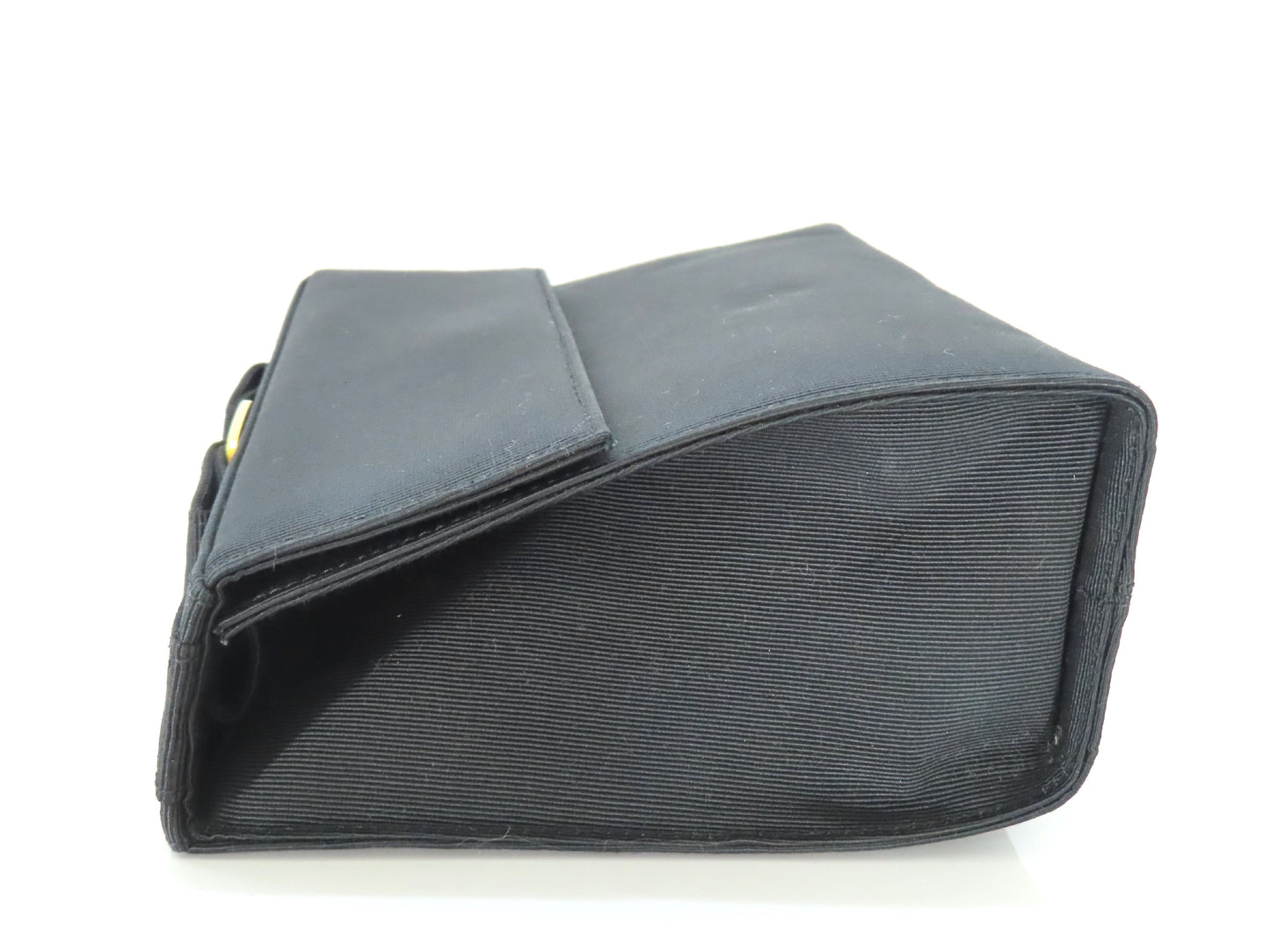 Salvatore Ferragamo Vara Ribbon Nylon Canvas Shoulder Bag AQ215231 Black Shoulder Bag