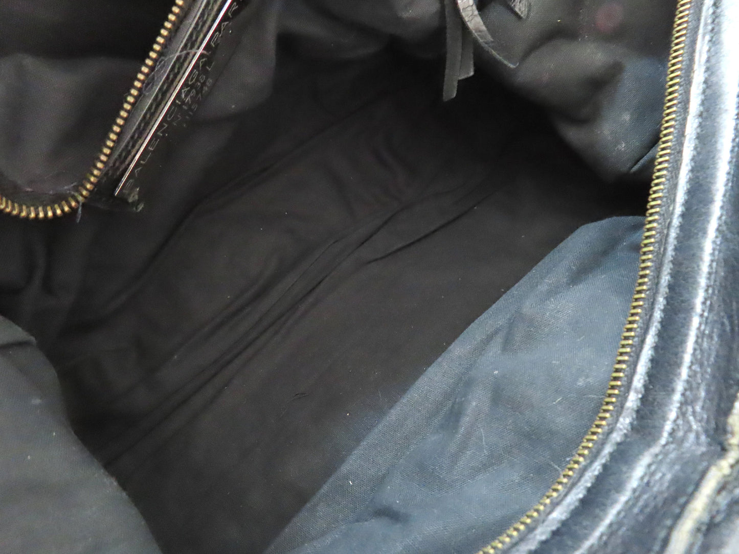 BALENCIAGA The City Leather 2-Way Shoulder Bag 115748/1000 1669 Black Shoulder Bag