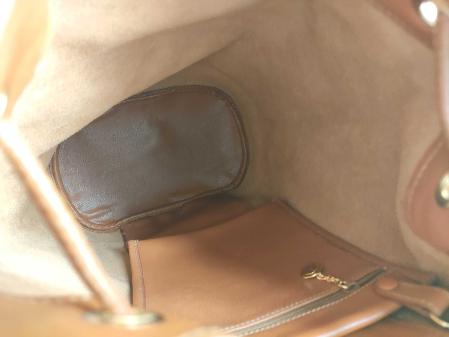 GUCCI Bamboo Leather Body Bag 003-2113-0036 Brown Shoulder Bag