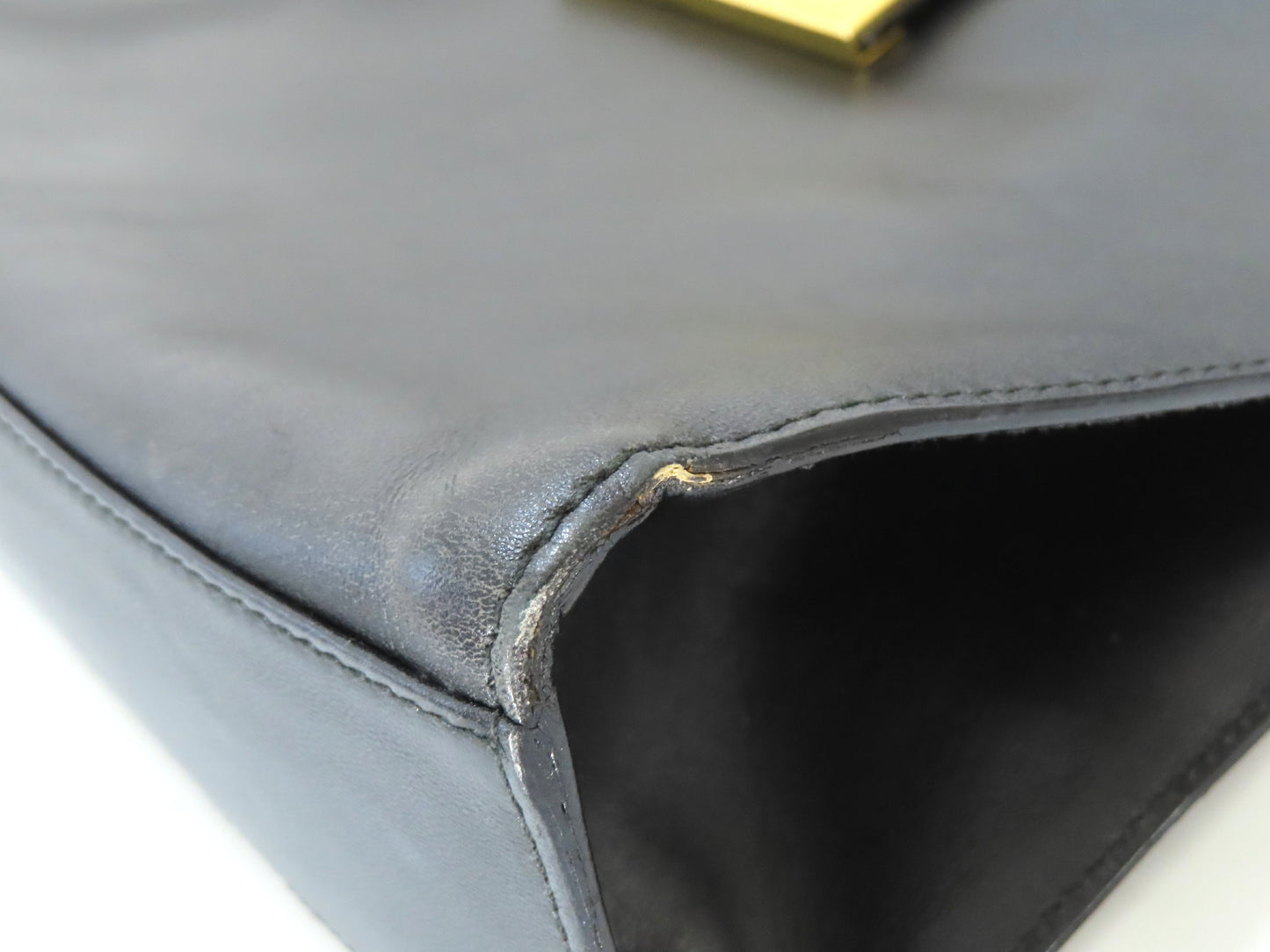 GUCCI Gucci Leather Handbag 002・1781・0347 Black Handbag