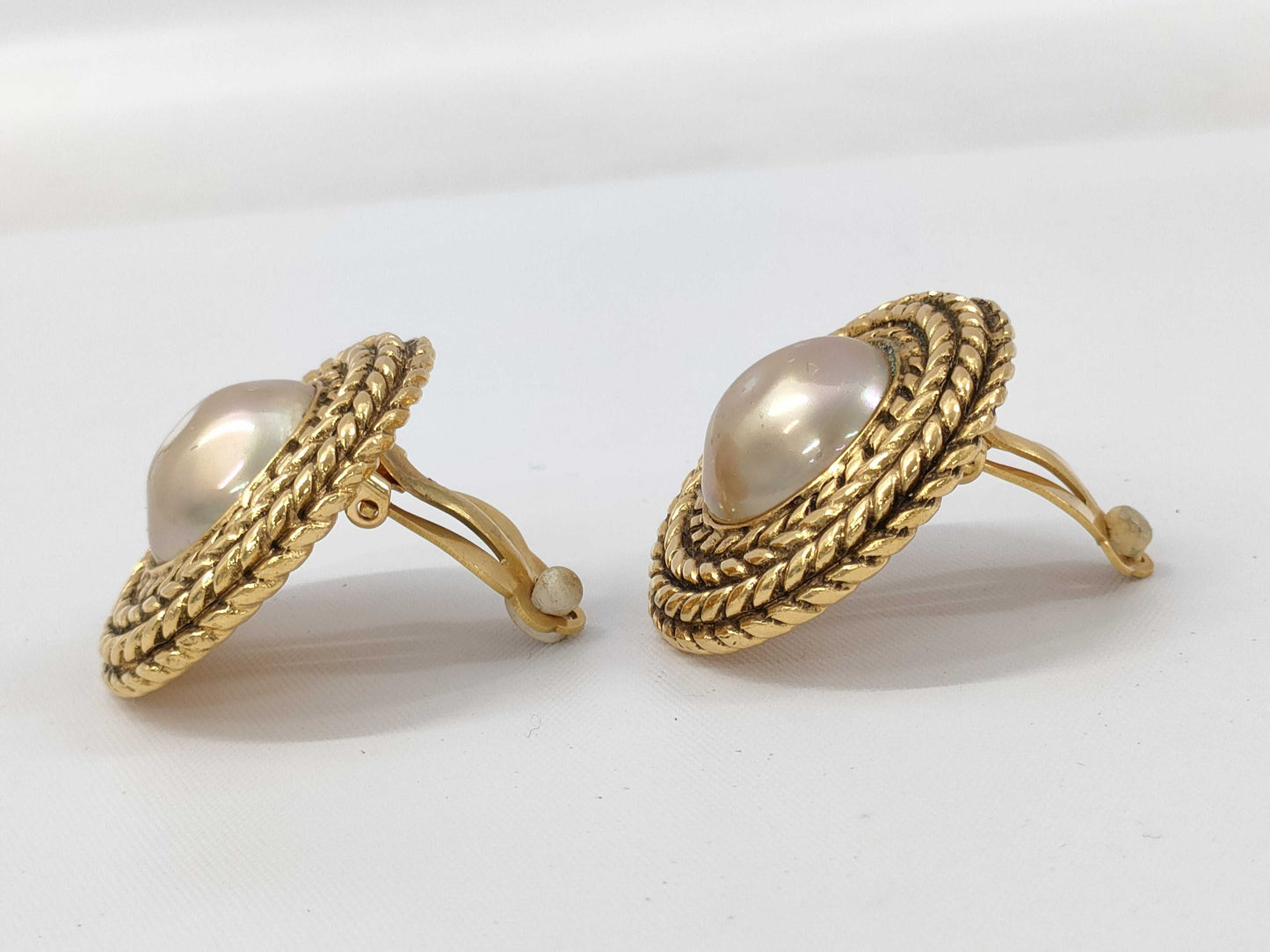 CHANEL Chanel GP Gold Earrings