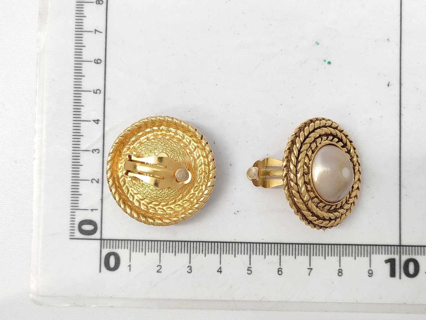 CHANEL Chanel GP Gold Earrings