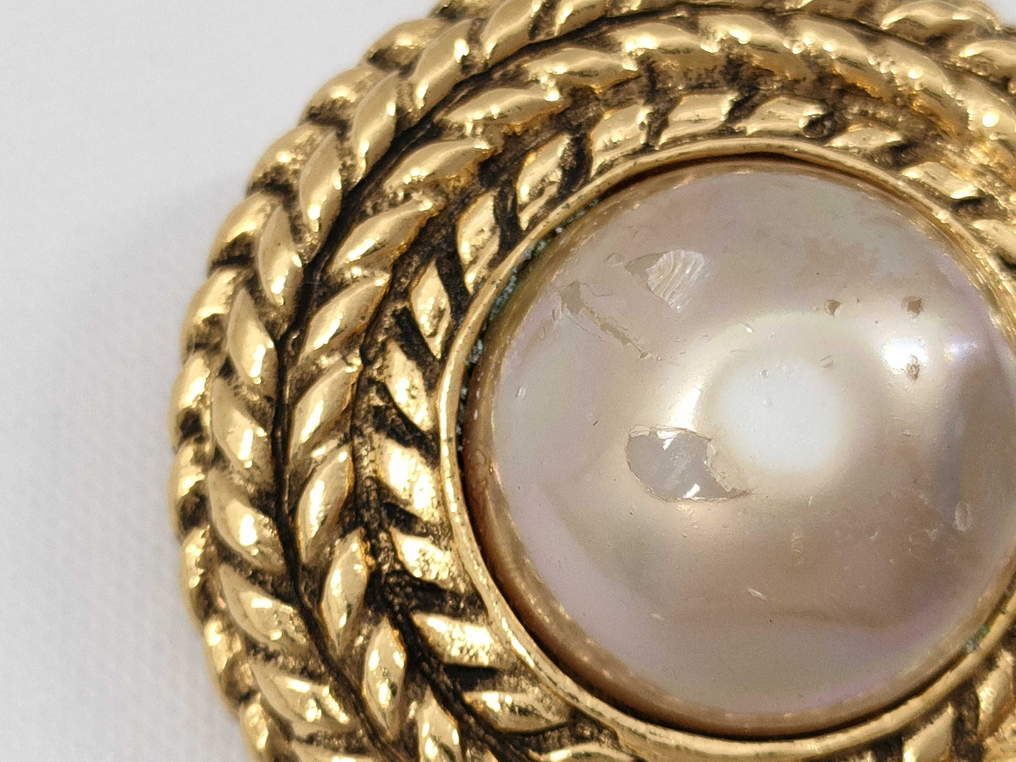 CHANEL Chanel GP Gold Earrings