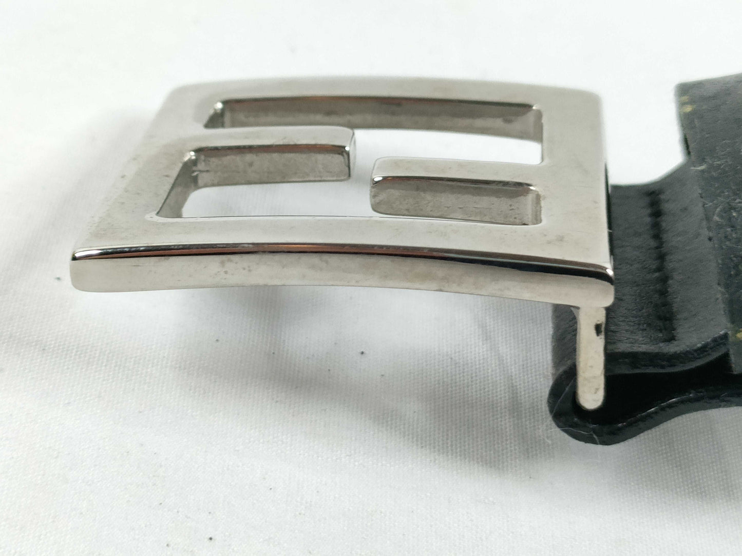 FENDI Leather Belt Black Belt