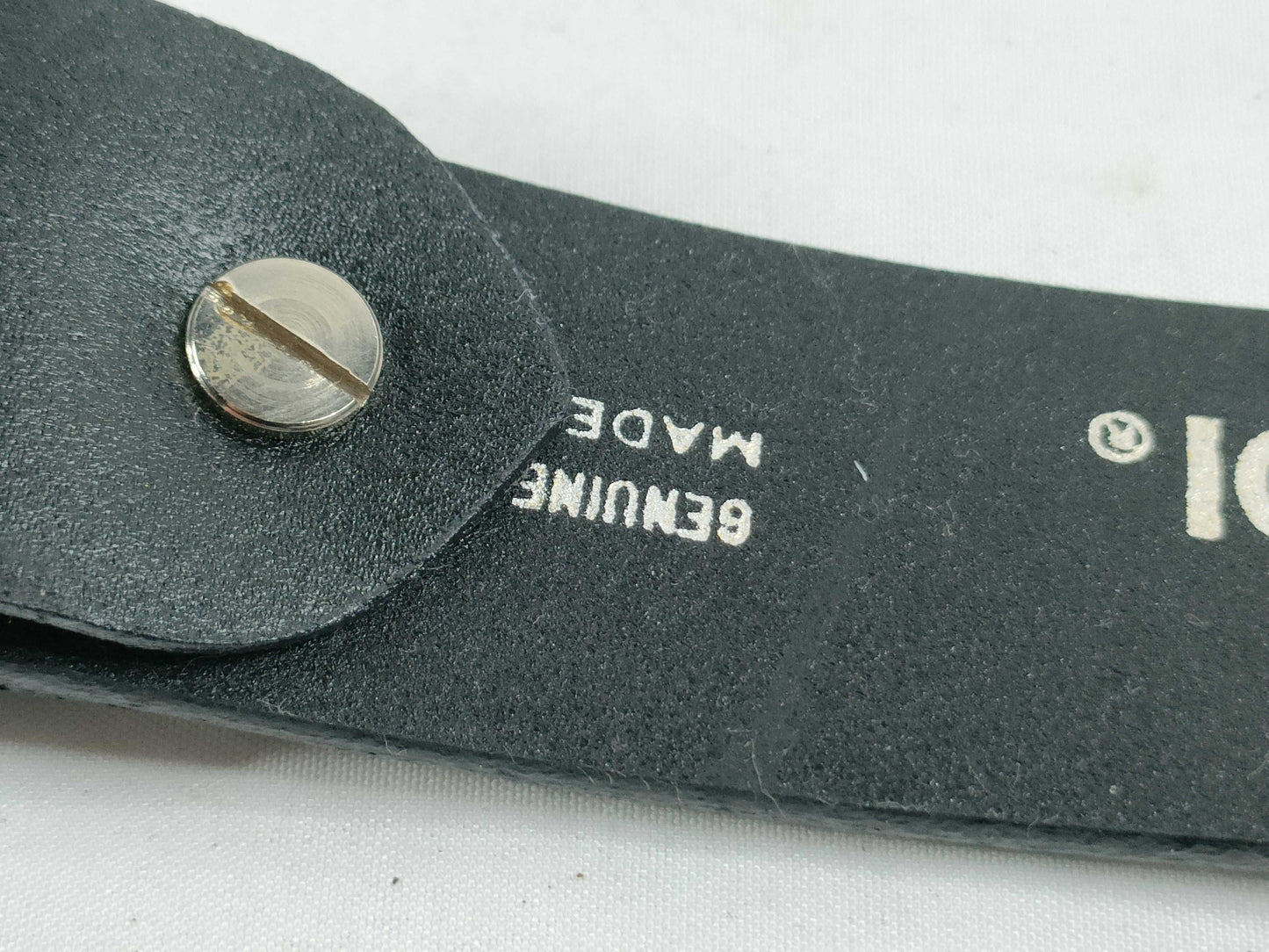 FENDI Leather Belt Black Belt