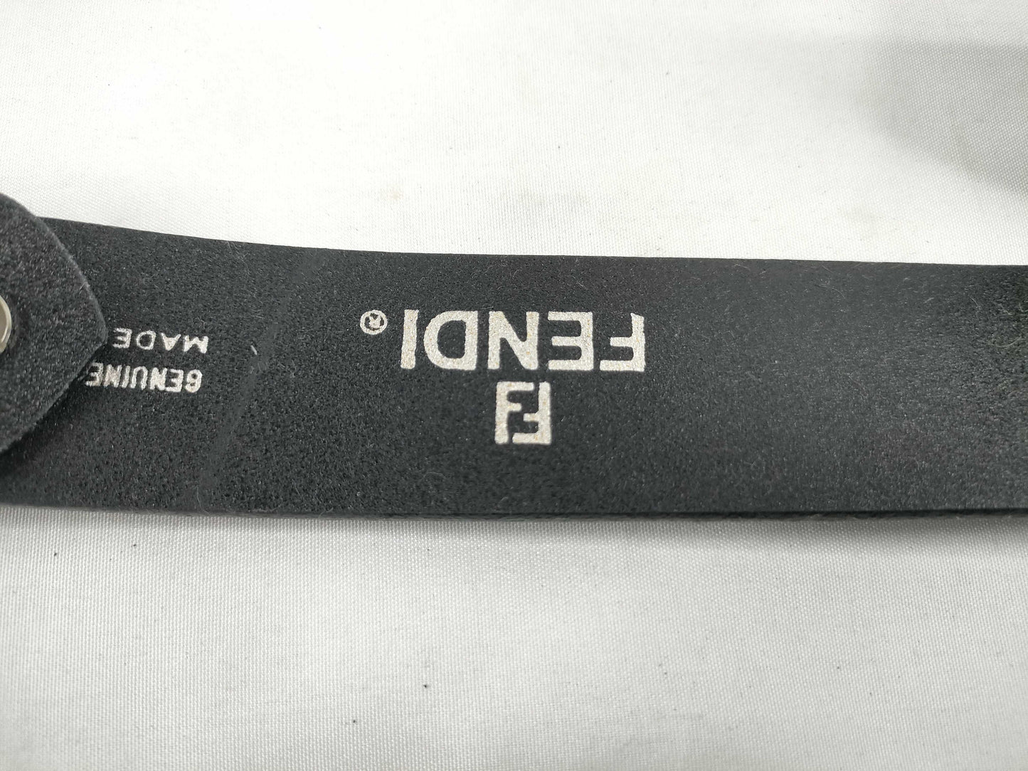 FENDI Leather Belt Black Belt