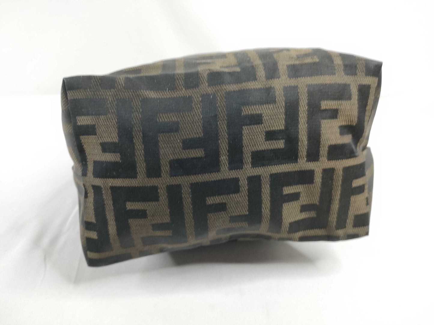 FENDI Zucca pattern nylon canvas pouch 2119 26540 009 Khaki x Black Pouch