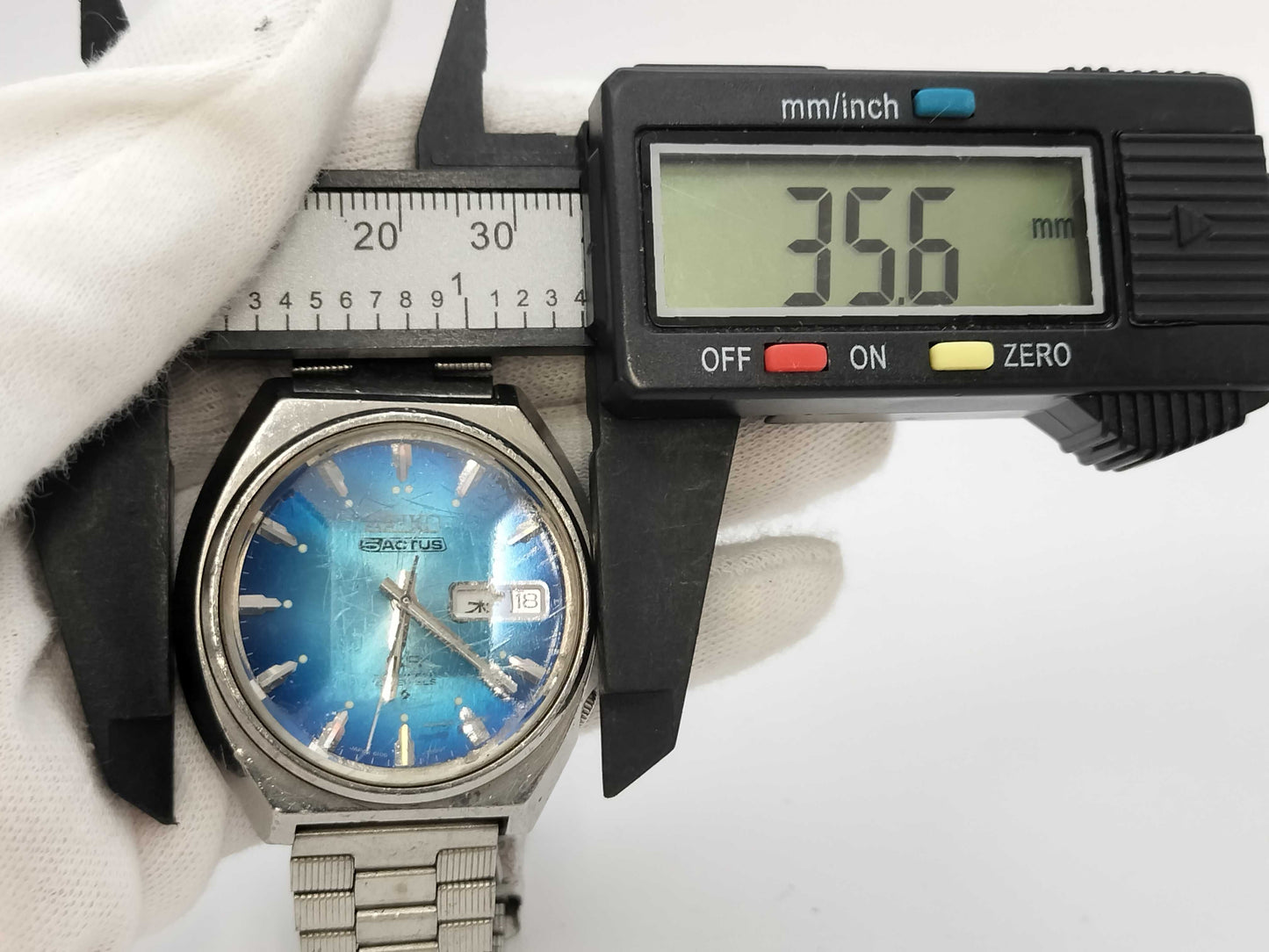 SEIKO 5 Actus 6106-7700 455462 Automatic Blue Dial Men's Watch