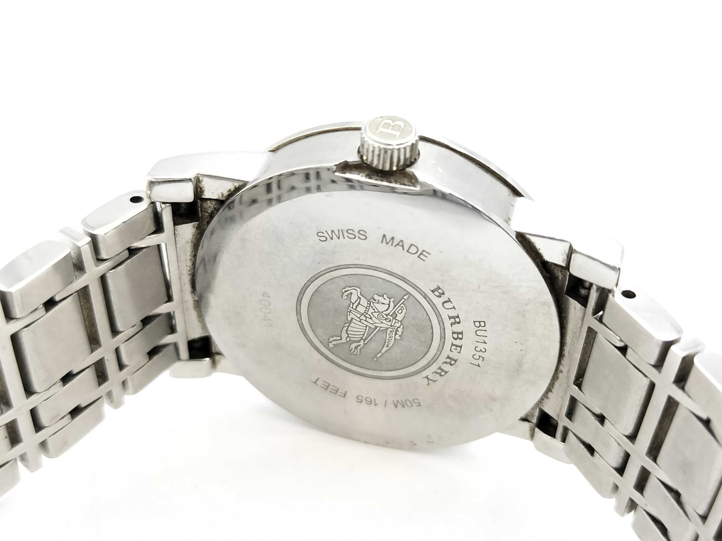 BURBERRY Heritage BU1351 40041 Quartz Silver Dial Women's Watch