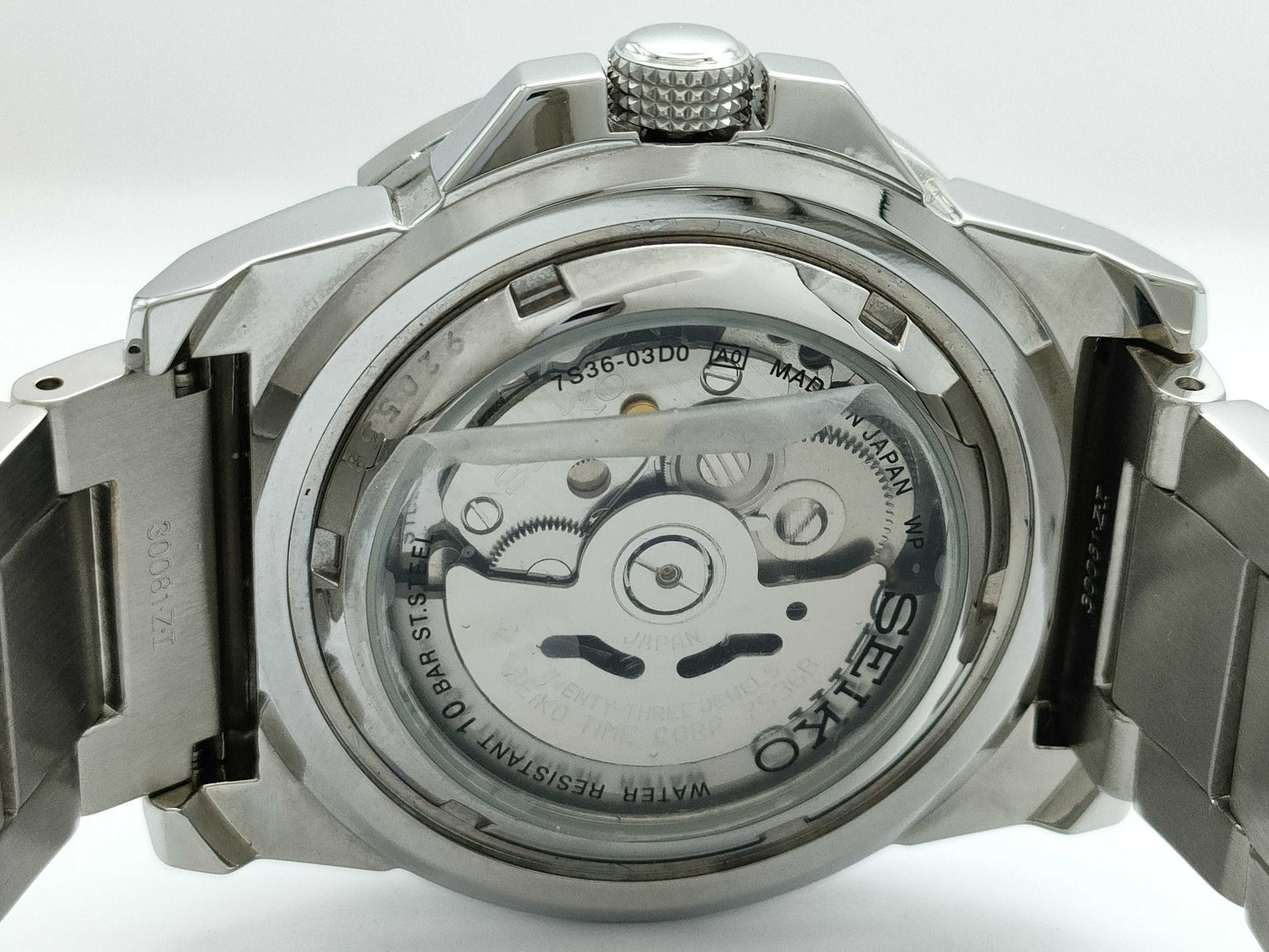 SEIKO 5 Sports 7S36-03D0 920538 Automatic White Dial Men's Watch