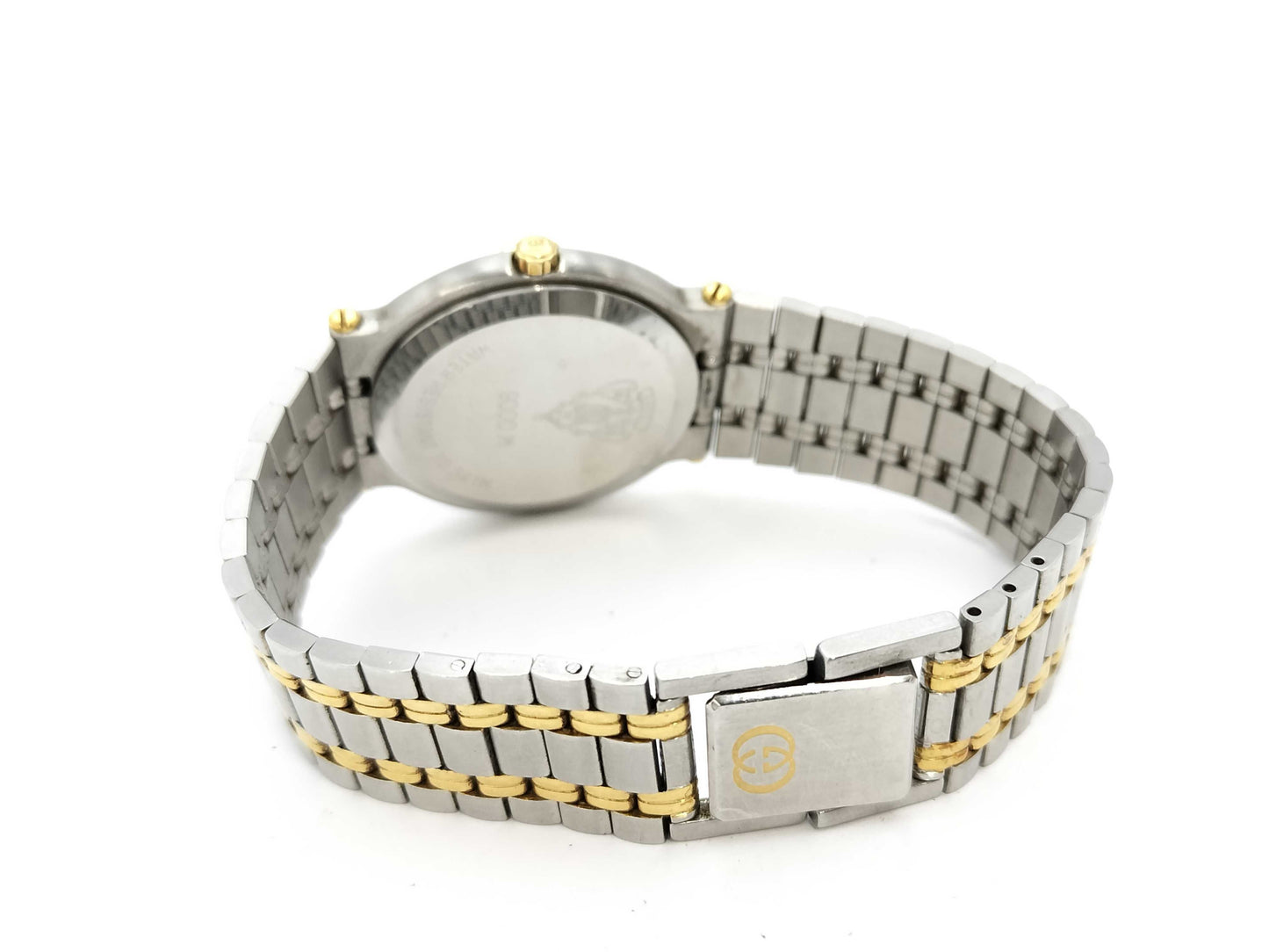 GUCCI 9000M 0043687 Quartz Gold Dial Women's Watch