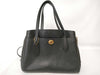 COACH Leather 2-Way Handbag 91740 Black Handbag