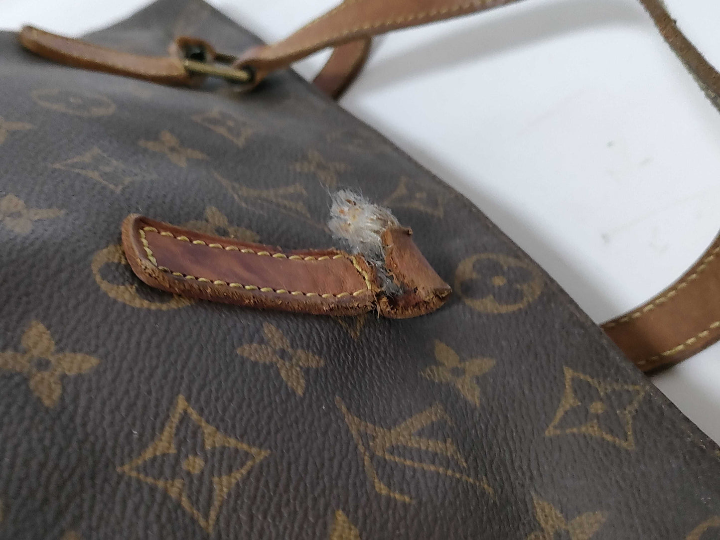 LOUIS VUITTON M51151 Monogram LV Monogram Gabardine Maison M51151 TH0072 Shoulder Bag