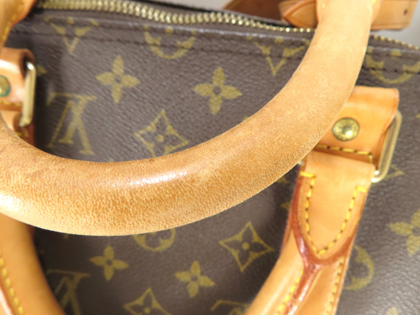 LOUIS VUITTON LV Monogram Keepall Bandouliere 50 M41416 VI1914 Boston Bag