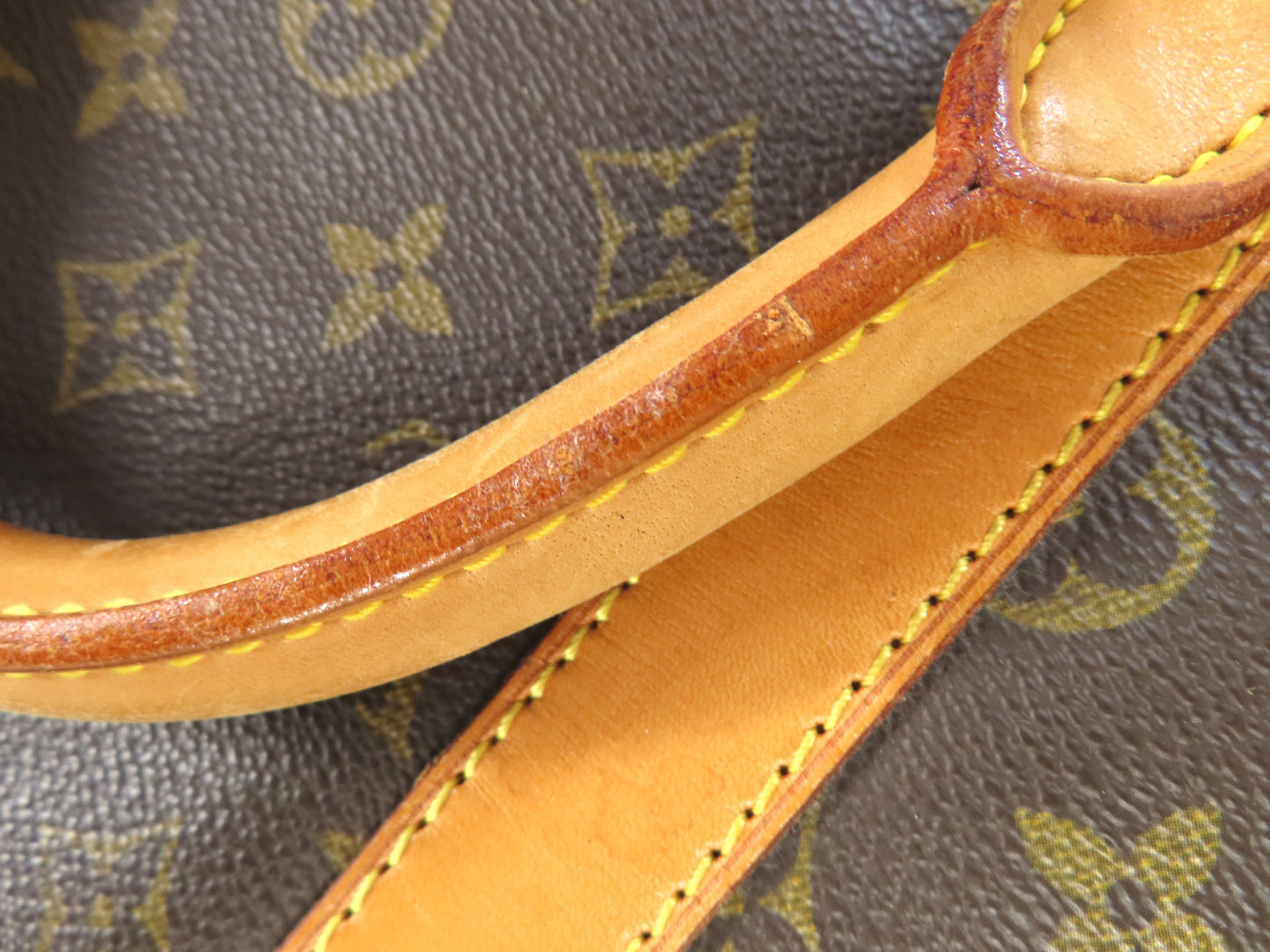 LOUIS VUITTON LV Monogram Keepall Bandouliere 50 M41416 VI1914 Boston Bag