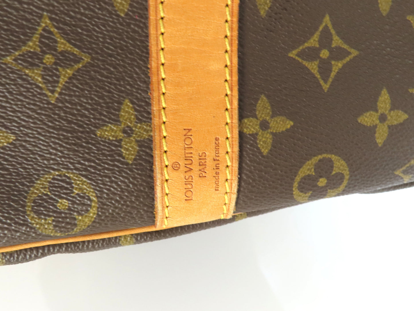 LOUIS VUITTON LV Monogram Keepall Bandouliere 50 M41416 VI1914 Boston Bag