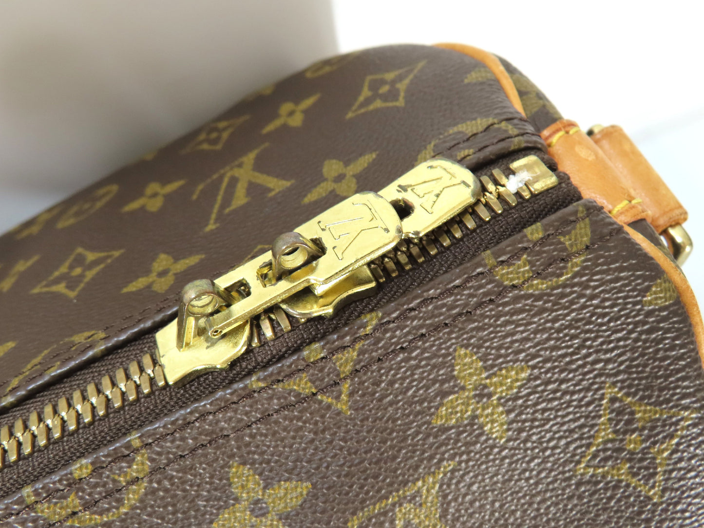LOUIS VUITTON LV Monogram Keepall Bandouliere 50 M41416 VI1914 Boston Bag