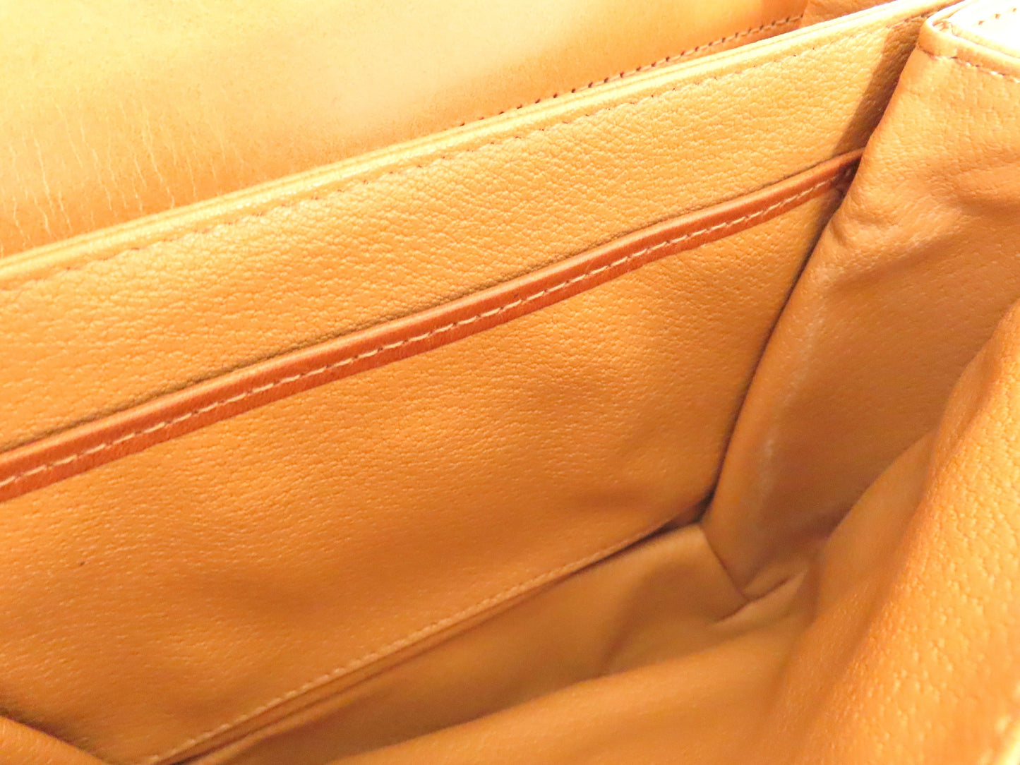 CELINE Macadam PVC and Leather Shoulder Bag M08 Brown