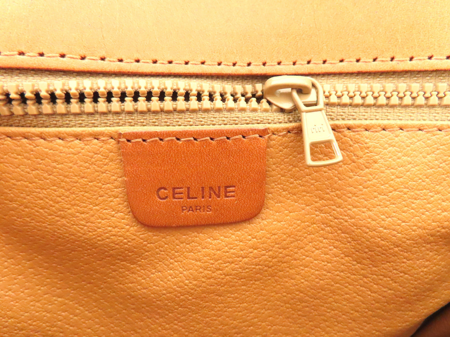 CELINE Macadam PVC and Leather Shoulder Bag M08 Brown