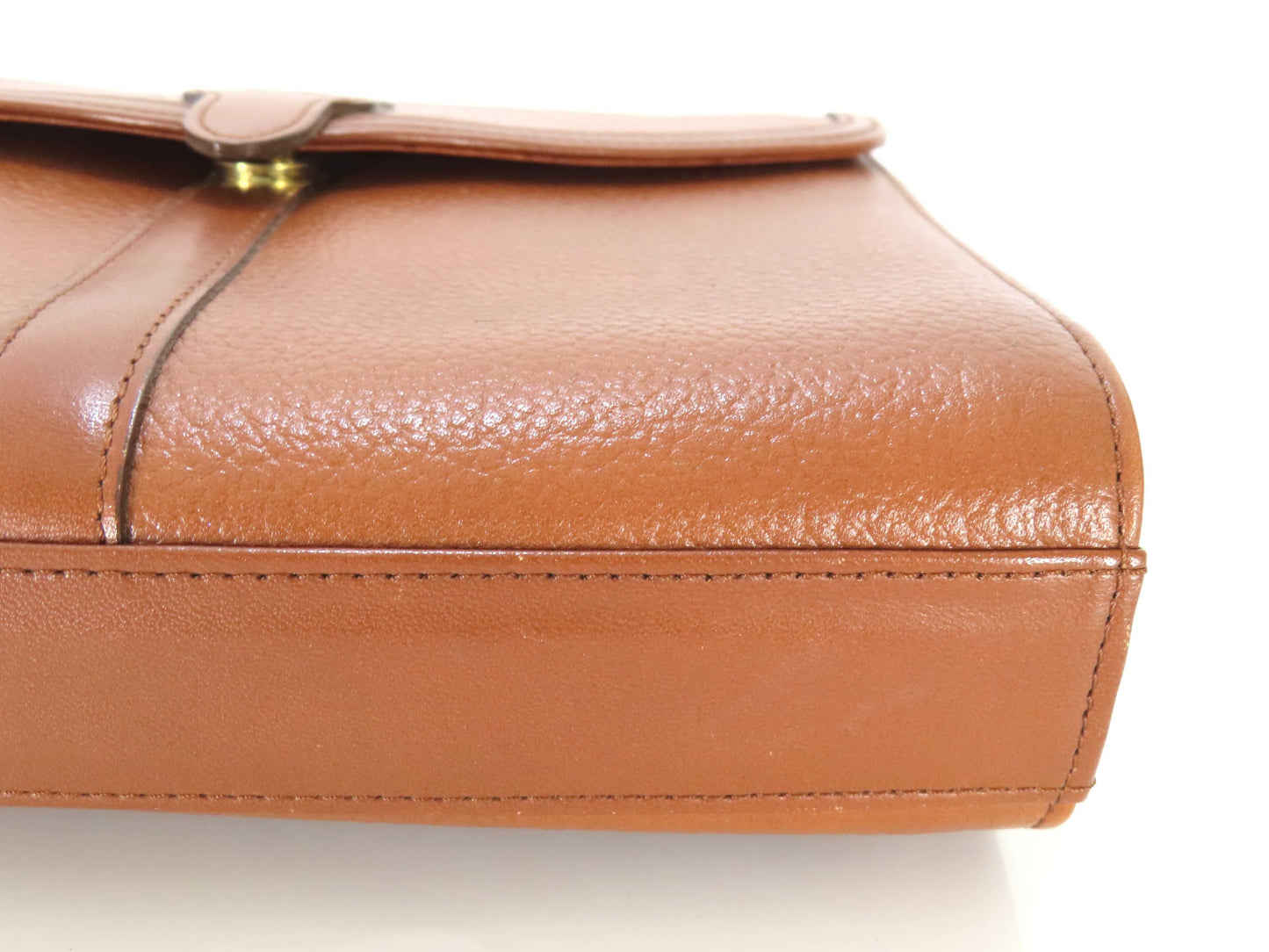 Burberrys Leather Shoulder Bag Brown Shoulder Bag