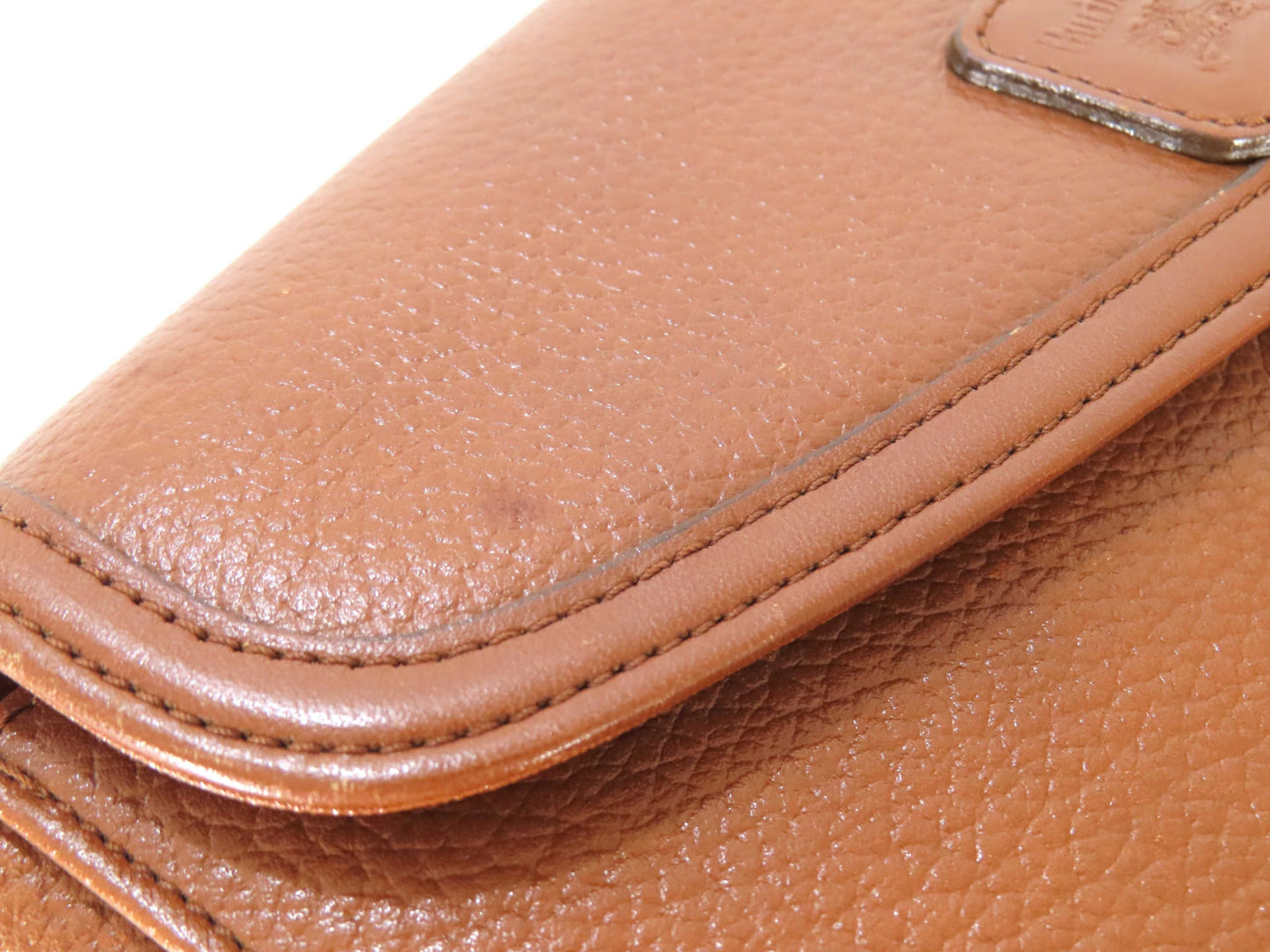 Burberrys Leather Shoulder Bag Brown Shoulder Bag