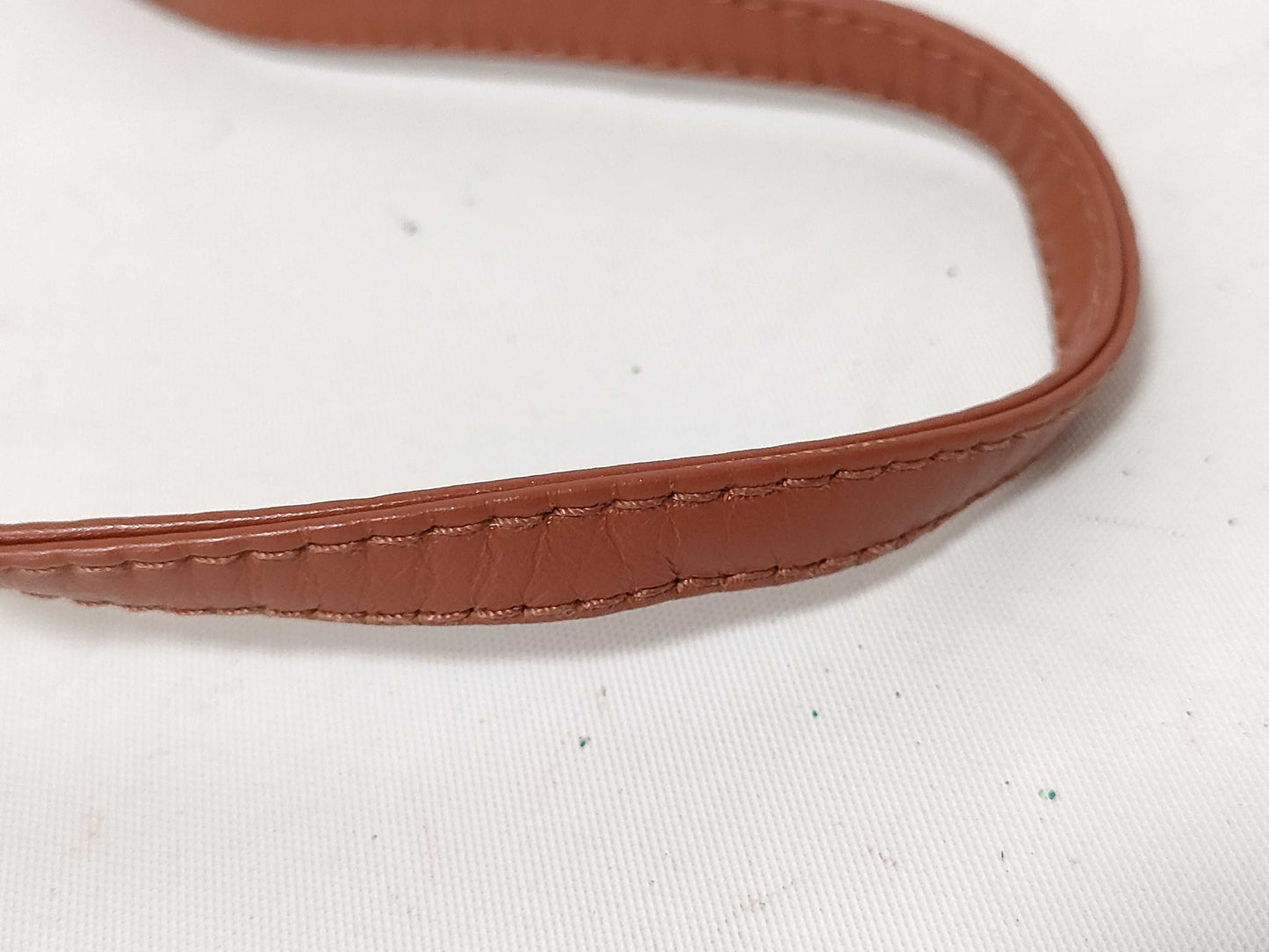 MCM Visetos Leather Shoulder Bag in Camel