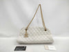 CHANEL Matelasse Lambskin Double Chain Shoulder Bag 14579857 White Shoulder Bag