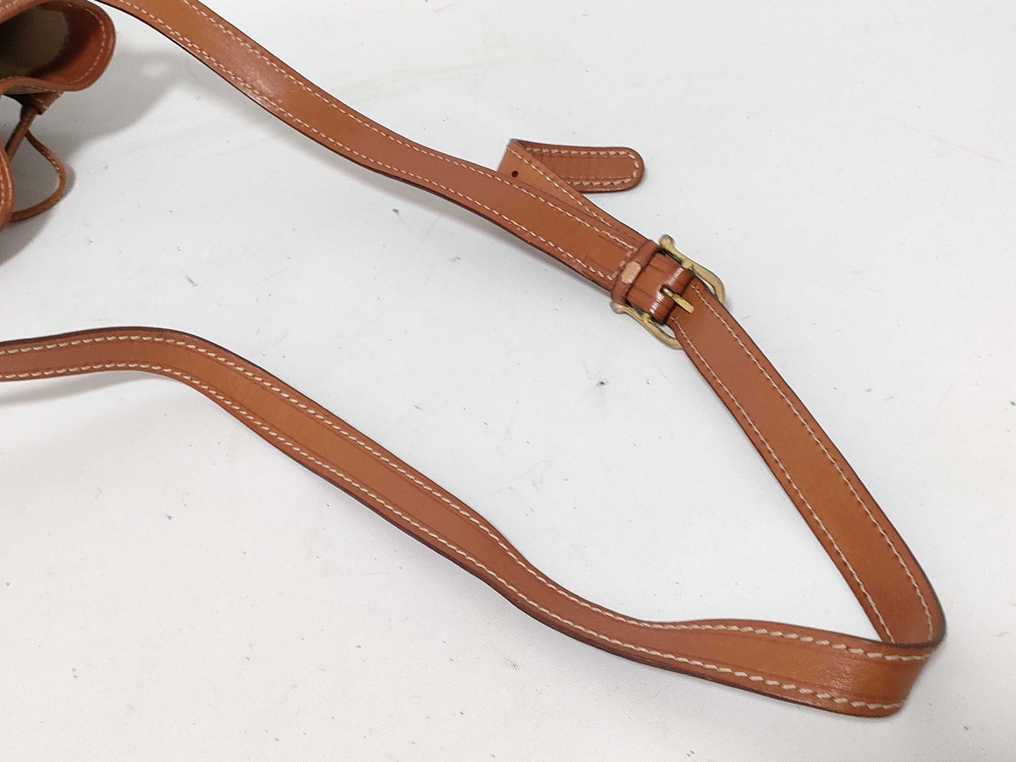 CELINE Macadam PVC and Leather Shoulder Bag M08 Beige and Brown