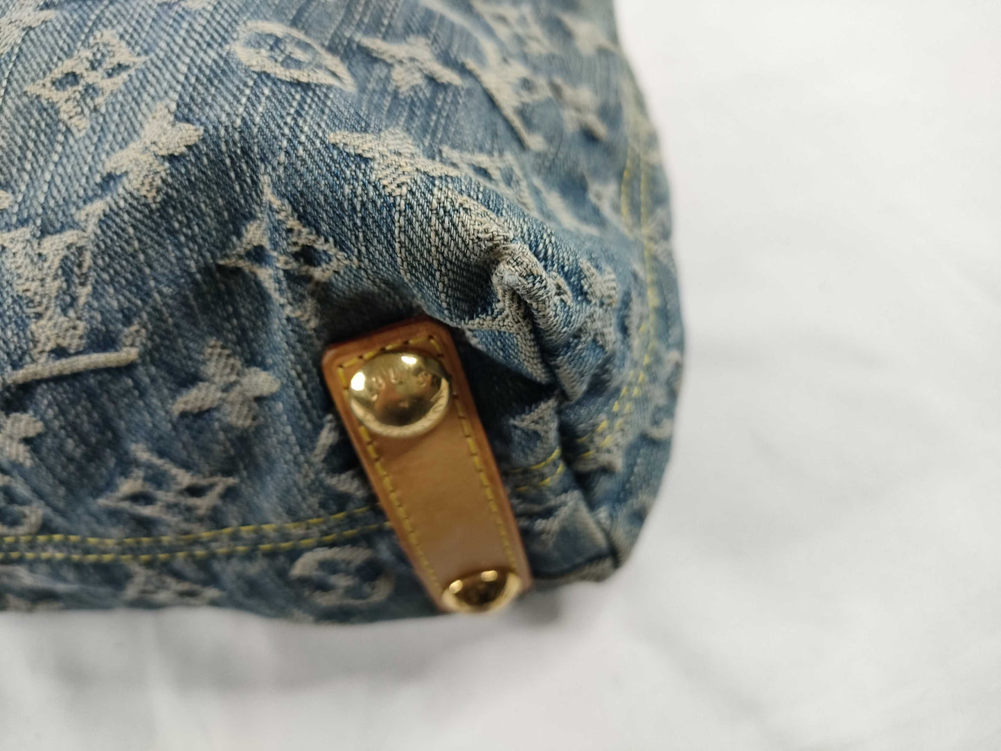 LOUIS VUITTON M95049 Monogram Denim LV Denim Monogram Baggy PM M95049 AS0026 Shoulder Bag