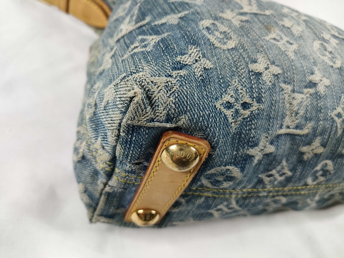 LOUIS VUITTON M95049 Monogram Denim LV Denim Monogram Baggy PM M95049 AS0026 Shoulder Bag