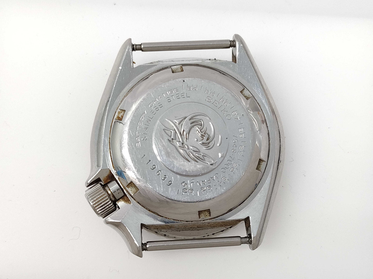SEIKO Diver 7548-7000 119639 QZ Men's Watch, Not Working, No Operational Guarantee