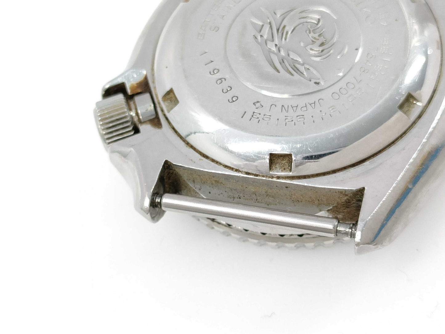 SEIKO Diver 7548-7000 119639 QZ Men's Watch, Not Working, No Operational Guarantee
