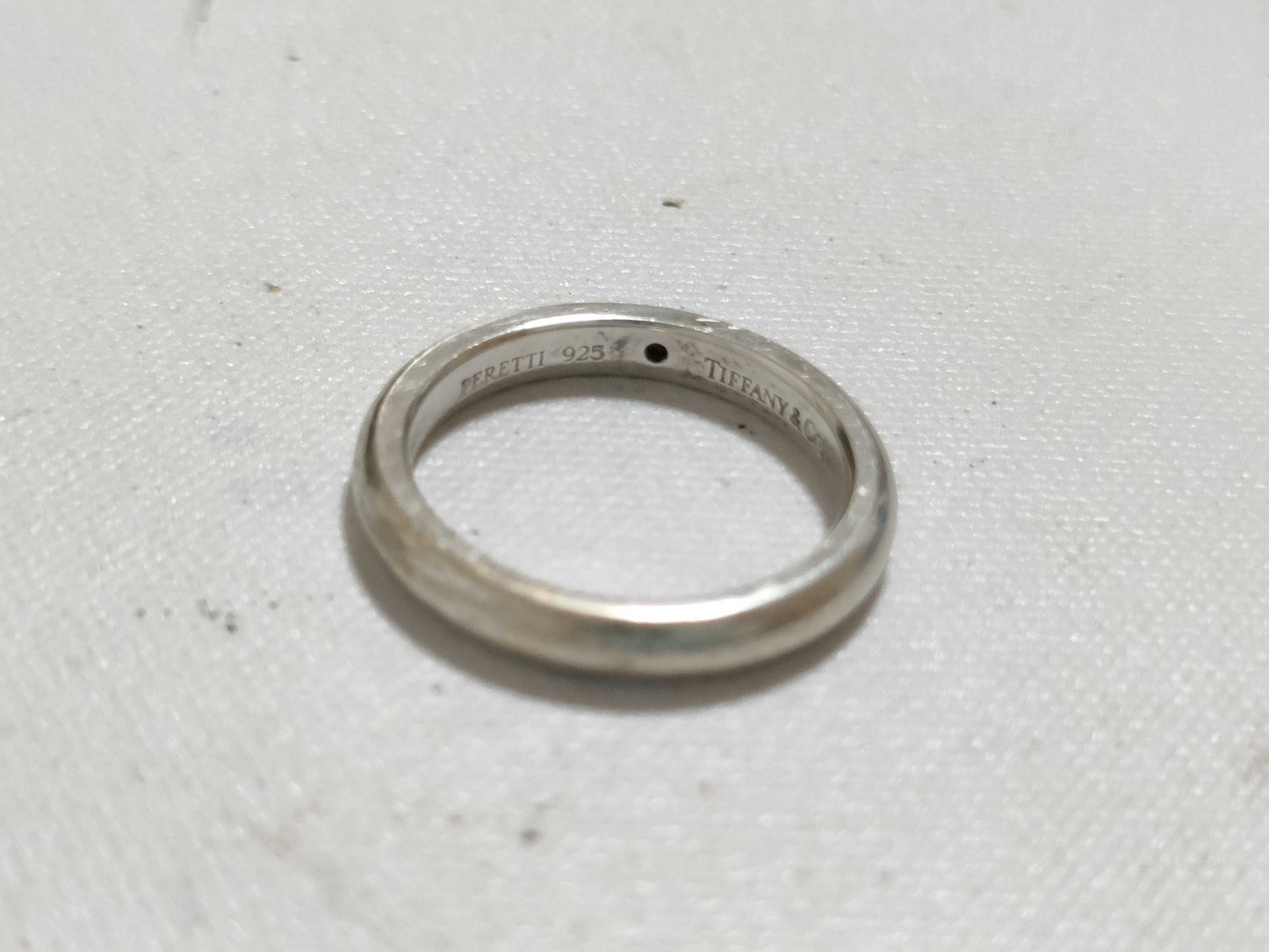 Tiffany & Co. Tiffany Stacking Band Ring SV925 Silver Ring