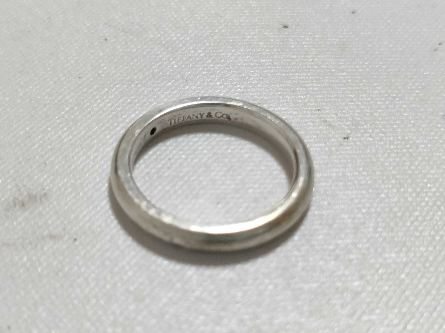 Tiffany & Co. Tiffany Stacking Band Ring SV925 Silver Ring