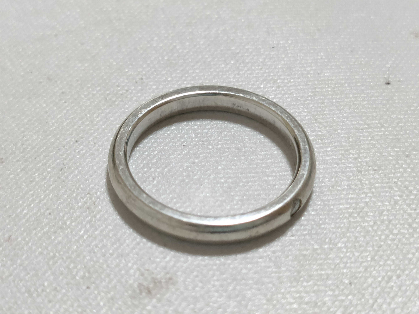 Tiffany & Co. Stacking Band Ring in SV925 with Diamonds and Silver