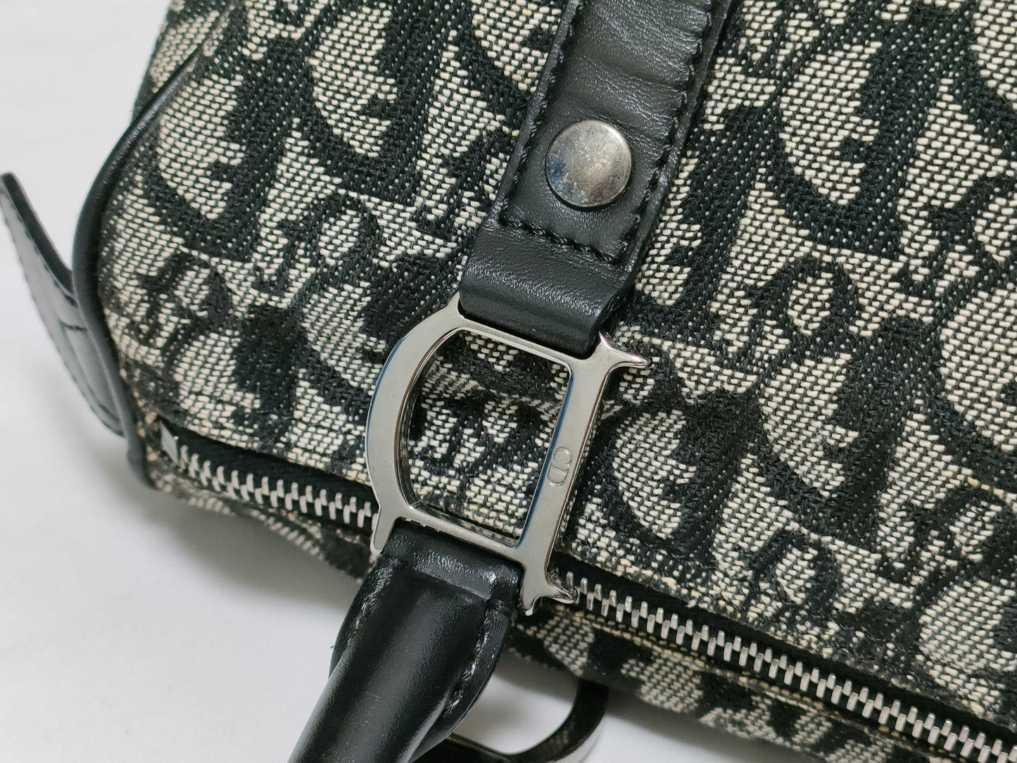 Dior Trotter Mini Boston Handbag with Padlock