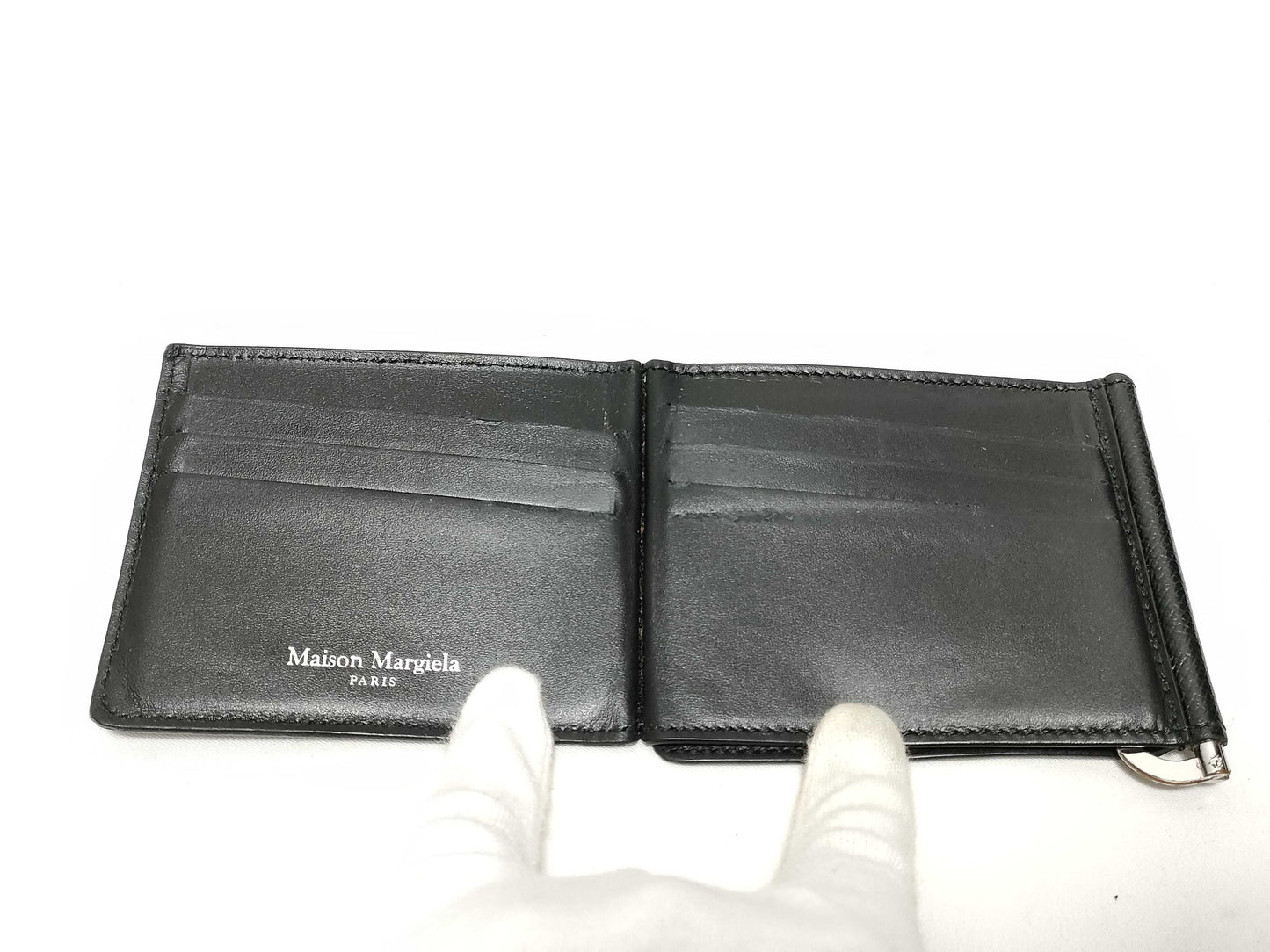 Maison Margiela Black Bifold Wallet with Billfold