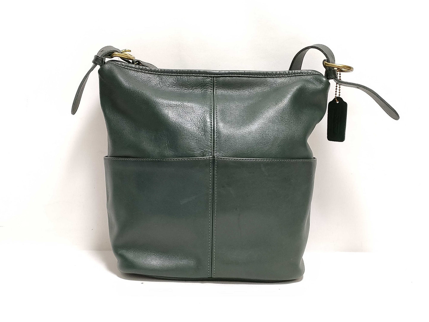 COACH Old Coach Green Shoulder Bag