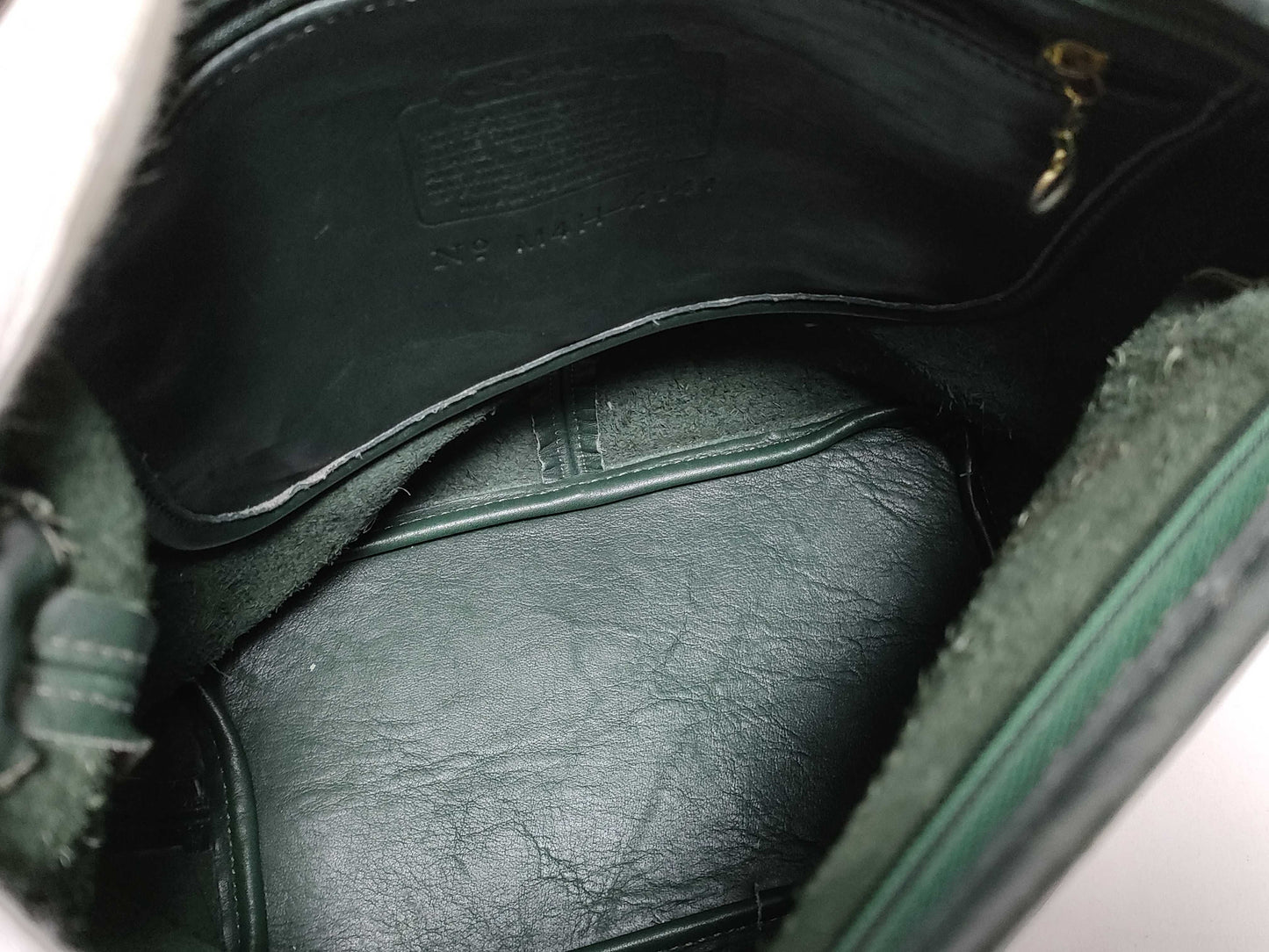 COACH Old Coach Green Shoulder Bag