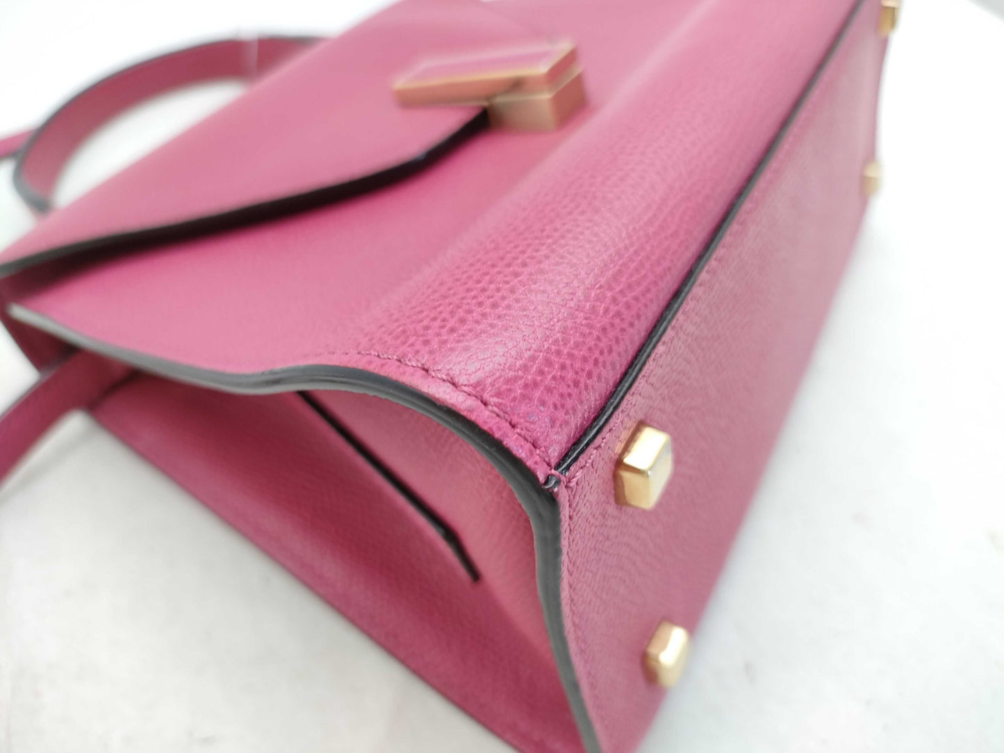 Valextra 2-way Iside handbag in shocking pink