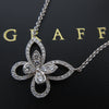 GRAFF Butterfly Large Silhouette Diamond Necklace in WG Au750, 6.7g