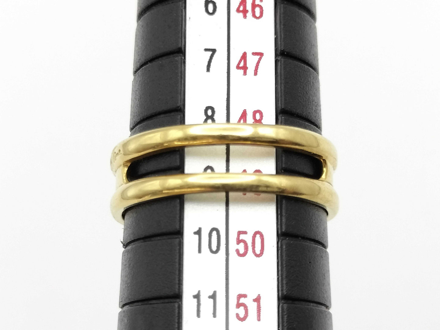 Nobuko Ishikawa Ring, Colored Stone Diameter: Approx. 5.2-6.3mm, Sapphire and Diamond, 18K Gold/PT900, 7.8g