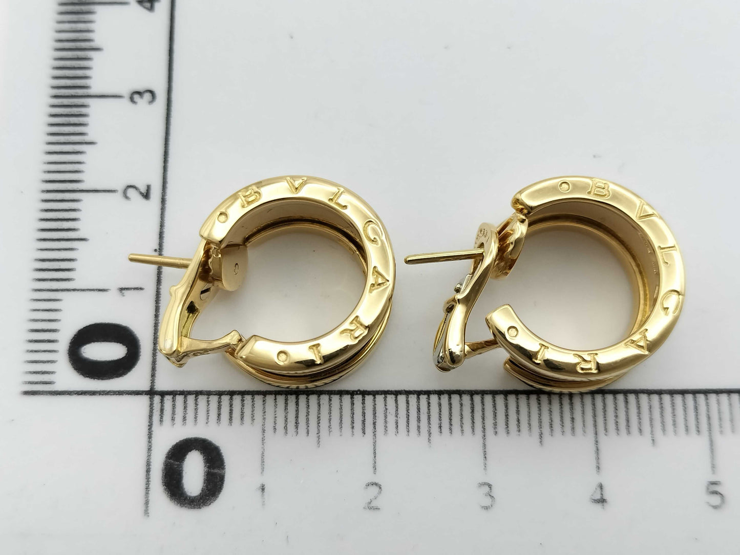 BVLGARI B.zero1 YG 750 14.8g Earrings